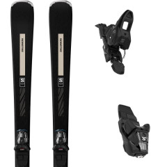 comparer et trouver le meilleur prix du ski Salomon S/max n 6 xt black/ivory cream metal + m10 gw black/ch/cst noir sur Sportadvice