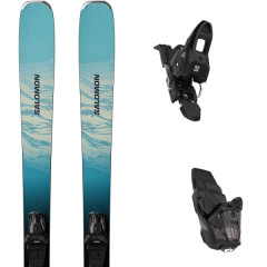 comparer et trouver le meilleur prix du ski Salomon Stance w 80 alaskan blue/porcelain/lime cream + m10 gw black bleu sur Sportadvice