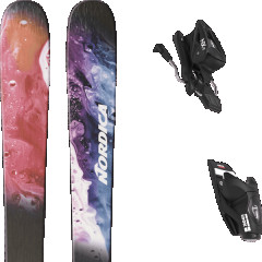 comparer et trouver le meilleur prix du ski Nordica Unleashed 90 oilslick/pink + noir / multicolore sur Sportadvice