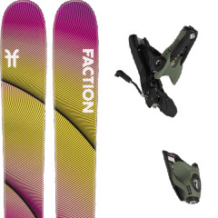 comparer et trouver le meilleur prix du ski Faction Studio 4 multicolor + violet / rose / orange sur Sportadvice