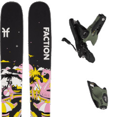 comparer et trouver le meilleur prix du ski Faction Prodigy 4 yellow/pink + rose / jaune / noir sur Sportadvice