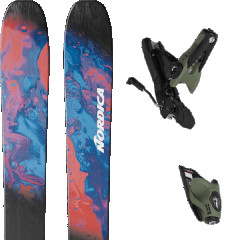 comparer et trouver le meilleur prix du ski Nordica Unleashed 120 oilslick/red + noir / bleu / orange sur Sportadvice