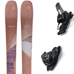 comparer et trouver le meilleur prix du ski Blizzard Pearl 94 peach + marron / orange sur Sportadvice