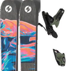 comparer et trouver le meilleur prix du ski Blizzard Rustler 11 black/orange + bleu / gris / multicolore sur Sportadvice