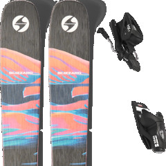 comparer et trouver le meilleur prix du ski Blizzard Rustler team black/orange + noir / multicolore sur Sportadvice