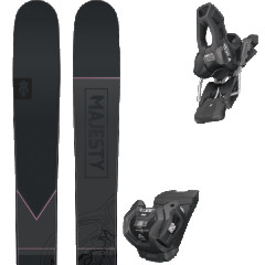 comparer et trouver le meilleur prix du ski Majesty Vadera 110 carbon + rose / noir sur Sportadvice