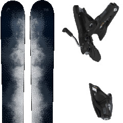 comparer et trouver le meilleur prix du ski Head Oblivion 116 black/white + noir / blanc sur Sportadvice