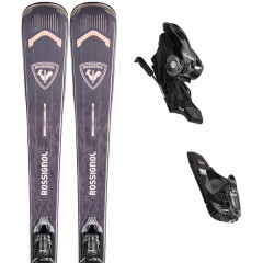 comparer et trouver le meilleur prix du ski Rossignol Arcade w 80 pastel pink/burgundy + xpress w 10 gw shiny black violet sur Sportadvice