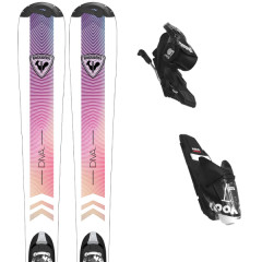 comparer et trouver le meilleur prix du ski Rossignol Diva 130-150 white/pink + xpress 7 gw black violet / rose / blanc sur Sportadvice