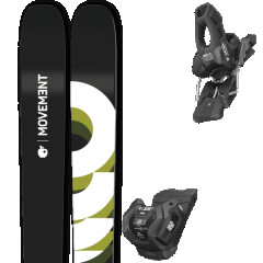 comparer et trouver le meilleur prix du ski Movement Fly 105 black/white/green + noir / vert / blanc sur Sportadvice