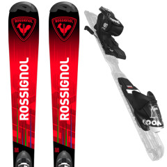 comparer et trouver le meilleur prix du ski Rossignol Hero 130-150 + xpress 7 gw black gris / rouge sur Sportadvice