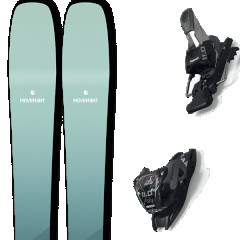 comparer et trouver le meilleur prix du ski Movement Revolution 88 w black/blue + bleu / noir sur Sportadvice