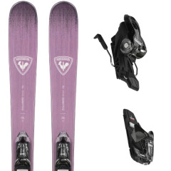 comparer et trouver le meilleur prix du ski Rossignol Rallybird soul 92 + xpress w 11 gw b93 shiny black violet / noir sur Sportadvice