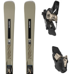 comparer et trouver le meilleur prix du ski Salomon S/max n 12 + mi12 gw light bronze metal/black beige / noir sur Sportadvice