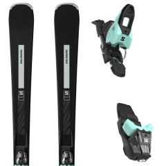 comparer et trouver le meilleur prix du ski Salomon S/max n 10 xt + m10 gw black/white moss metal noir / blanc / beige sur Sportadvice