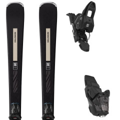 comparer et trouver le meilleur prix du ski Salomon S/max n 6 xt + m10 gw black/ivory cream metal noir / beige sur Sportadvice