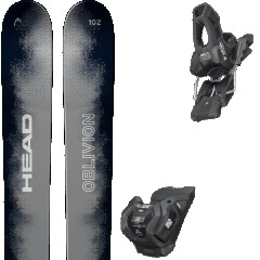 comparer et trouver le meilleur prix du ski Head Oblivion 102 black/white + noir / gris sur Sportadvice