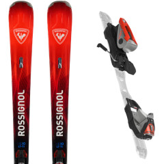 comparer et trouver le meilleur prix du ski Rossignol Hero lt ti black/red + nx 12 gw b80 rouge / noir sur Sportadvice