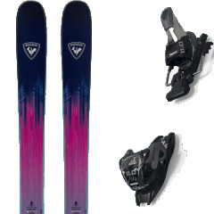 comparer et trouver le meilleur prix du ski Rossignol Sender 100 dark blue/turquoise/pink + noir / bleu / rose sur Sportadvice
