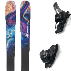 comparer et trouver le meilleur prix du ski Nordica Unleashed 98 ca blue/orange + noir / multicolore sur Sportadvice