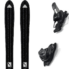 comparer et trouver le meilleur prix du ski Salomon Depart 02 black/glitter + noir sur Sportadvice