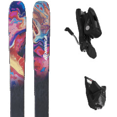 comparer et trouver le meilleur prix du ski Nordica Unleashed 106 purple/yellow + noir / multicolore sur Sportadvice