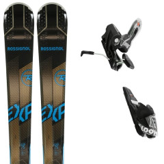 comparer et trouver le meilleur prix du ski Rossignol Experience 75 + xpress 10 gw b83 rtl black noir / marron / bleu sur Sportadvice
