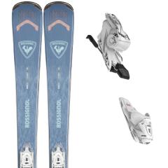 comparer et trouver le meilleur prix du ski Rossignol Arcade w 78 ice blue/light + xpress w 10 gw white/sparkle bleu sur Sportadvice