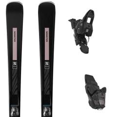 comparer et trouver le meilleur prix du ski Salomon S/max n 8 + m10 l80 noir rose sur Sportadvice