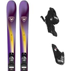 comparer et trouver le meilleur prix du ski Rossignol Scratch pro purple/yellow + xpress 10 gw b83 violet jaune sur Sportadvice
