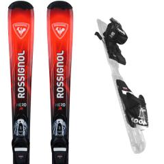 comparer et trouver le meilleur prix du ski Rossignol Hero 130-150 black/red + xpress 7 gw b83 rouge noir sur Sportadvice