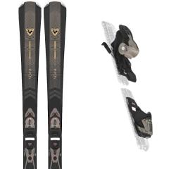 comparer et trouver le meilleur prix du ski Rossignol Nova 8 + xpress w 11 gw b83 noir gris sur Sportadvice
