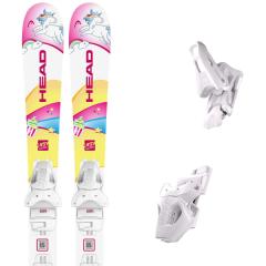 comparer et trouver le meilleur prix du ski Head Unicorn + jrs 4.5 gw ca blanc rose jaune sur Sportadvice