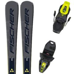 comparer et trouver le meilleur prix du ski Fischer Rc4 super ti + rc4 z11 pr grey gris jaune sur Sportadvice
