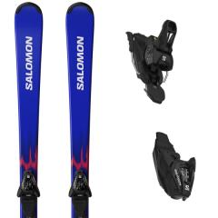 comparer et trouver le meilleur prix du ski Salomon Equipe mt s 120-130 + l6 gw j2 race blue/equipe red/silver bleu sur Sportadvice