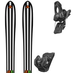 comparer et trouver le meilleur prix du ski Salomon Départ 1.0 black/white + noir blanc sur Sportadvice