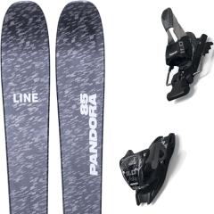 comparer et trouver le meilleur prix du ski Line Pandora 85 grey/multi + noir blanc vert sur Sportadvice