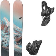comparer et trouver le meilleur prix du ski Nordica Santa ana 102 peach/light blue/black + bleu noir orange sur Sportadvice