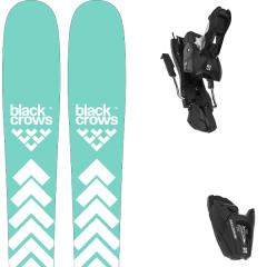 comparer et trouver le meilleur prix du ski Black Crows Junius birdie turquoise + bleu blanc sur Sportadvice