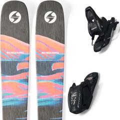 comparer et trouver le meilleur prix du ski Blizzard Rustler team black/orange + noir multicolore sur Sportadvice