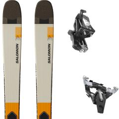 comparer et trouver le meilleur prix du ski Salomon Randonnée mtn 91 carbon almond milk/black/turmeric + gris orange noir sur Sportadvice