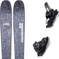 comparer et trouver le meilleur prix du ski Line Pandora 92 grey/red/yellow + gris blanc orange sur Sportadvice