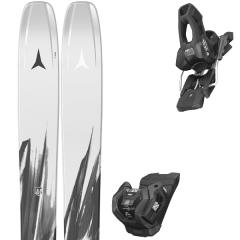 comparer et trouver le meilleur prix du ski Atomic Maverick 115 cti bright sil bright silver/black + blanc gris sur Sportadvice