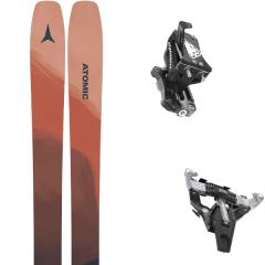 comparer et trouver le meilleur prix du ski Atomic Randonnée backland 101 w redwood/brick f03/deep ocean + beige orange bleu sur Sportadvice
