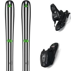 comparer et trouver le meilleur prix du ski Salomon Départ ten black/white/fluo + blanc noir sur Sportadvice