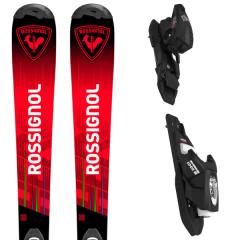 comparer et trouver le meilleur prix du ski Rossignol Hero 100-120 + 4 gw black gris rouge sur Sportadvice