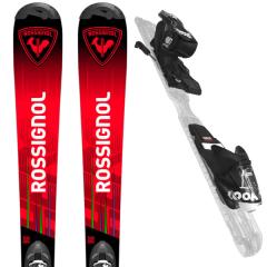 comparer et trouver le meilleur prix du ski Rossignol Hero 130-150 + xpress 7 gw black gris rouge sur Sportadvice