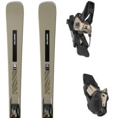 comparer et trouver le meilleur prix du ski Salomon S/max n 12 + mi12 gw light bronze metal/black beige noir sur Sportadvice