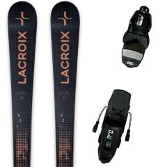 comparer et trouver le meilleur prix du ski Christian-lacroix Pearl lx + vss310 black noir orange sur Sportadvice