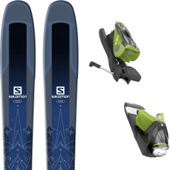 comparer et trouver le meilleur prix du ski Salomon Qst lux 92 18 + nx 12 dual wtr b90 black/green 17 sur Sportadvice